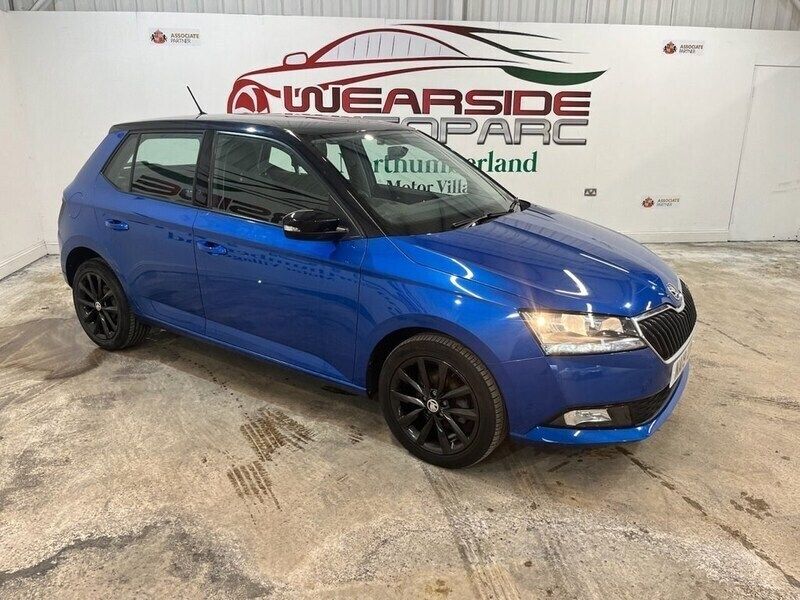 Blue Used 2019 Skoda Fabia Colour Edition Hatchback | £9,499 (Good price) - Image 1/4