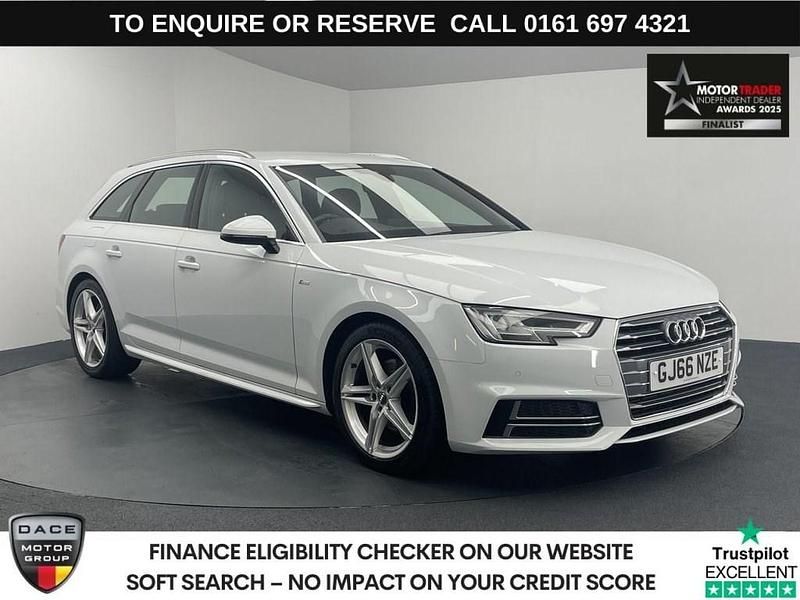 White Used 2016 Audi A4 S-Line Estate | £15,940 (Fair price) - Image 1/3