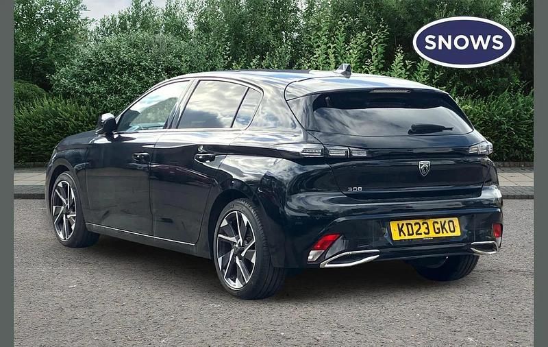 Used Peugeot 308 Allure Premium 131 HP (96 kW) 2023 Black Hatchback