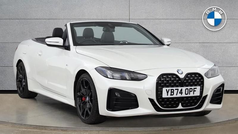 White Used 2024 BMW 420 M Sport Cabriolet | £43,900 (Expensive) - Image 1/4