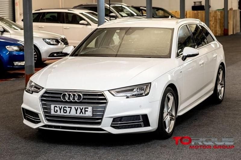 White Used 2018 Audi A4 S-Line Estate | £9,695 (Fair price) - Image 1/4