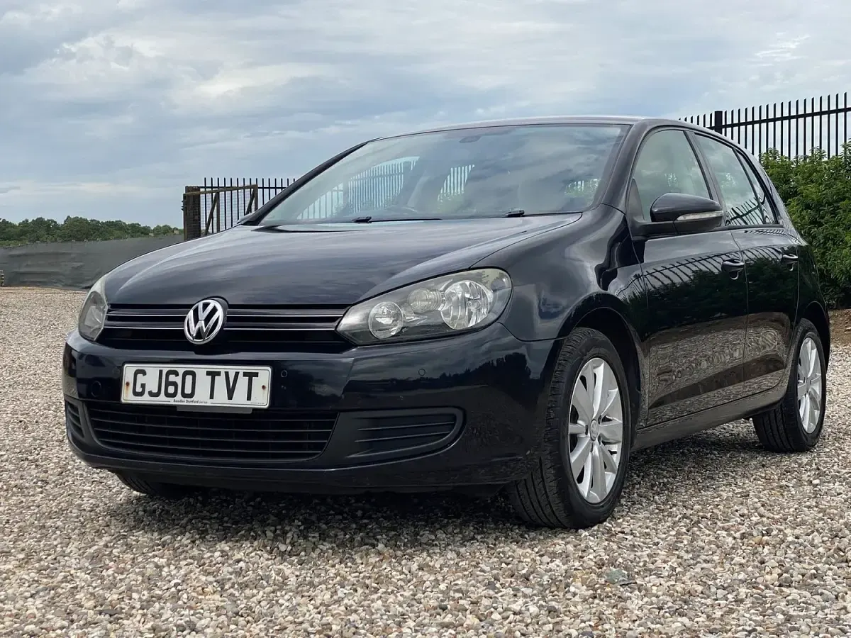 Used VW Golf VI Match 105 HP (77 kW) 2010 Black Hatchback