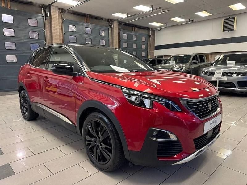 Red Used 2017 Peugeot 3008 GT-line Hatchback | £12,990 (Fair price) - Image 1/4