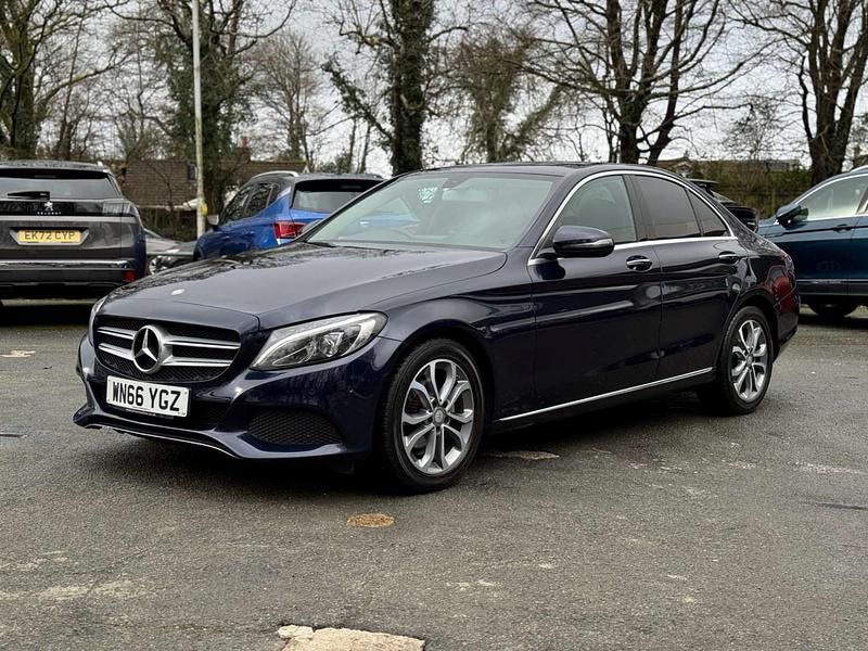 Used Mercedes C200 Premium 2017 Blue Sedan