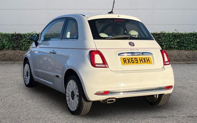 Used Fiat 500 Dolcevita 69 HP (50 kW) 2019 White Hatchback