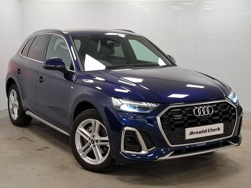 Used Audi Q5 S-Line 204 HP (150 kW) 2022 Blue SUV