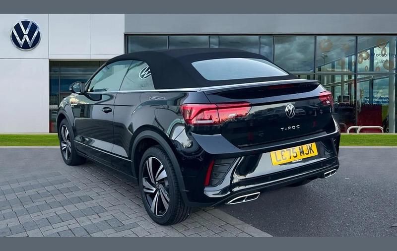 New VW T-Roc Cabriolet R-line 150 HP (110 kW) 2025 Black Cabriolet