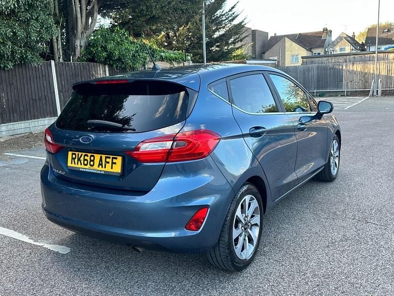 Used Ford Fiesta Titanium 2018 Blue Hatchback