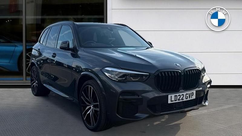 Grey Used 2022 BMW X5 M Sport SUV | £46,995 (Good price) - Image 1/4
