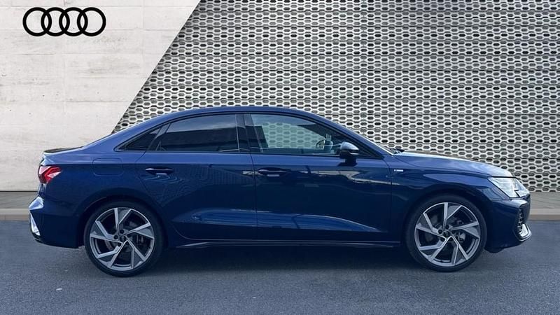 Used Audi A3 Black Edition 150 HP (110 kW) 2025 Blue Sedan