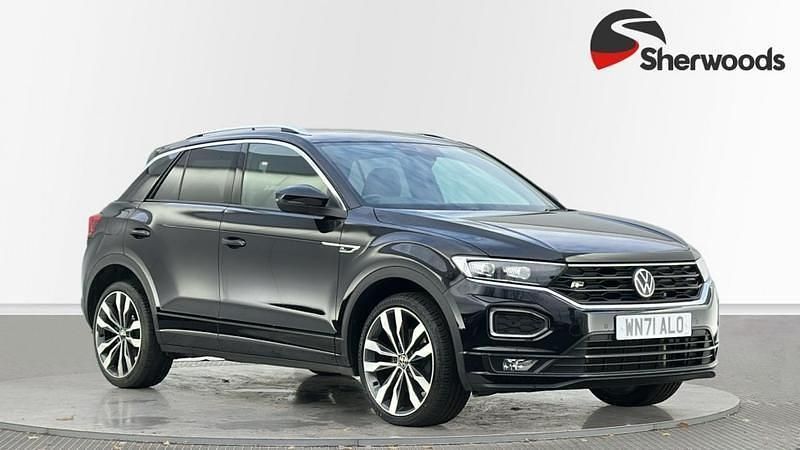 Black Used 2021 VW T-Roc R-line SUV | £18,990 (Good price) - Image 1/4