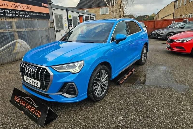 Used Audi Q3 S-Line 150 HP (110 kW) 2019 Blue SUV