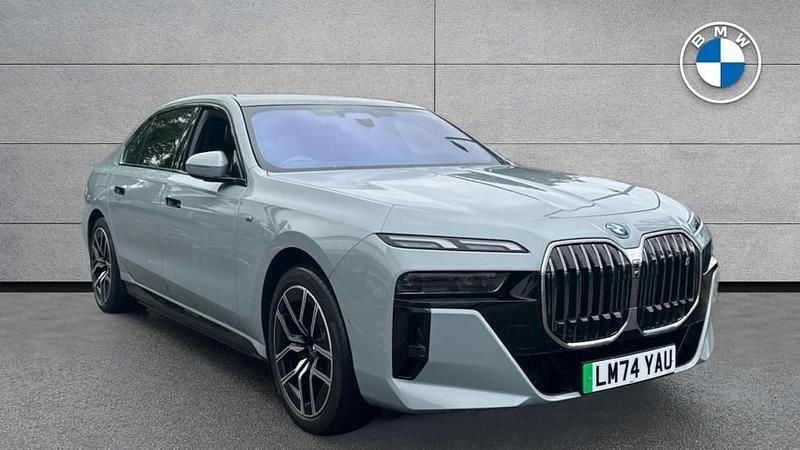 Grey Used 2024 BMW i7 M Sport Sedan | £70,682 - Image 1/4