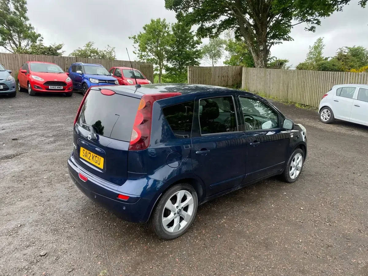 Used Nissan Note N-TEC 2012 Blue Hatchback