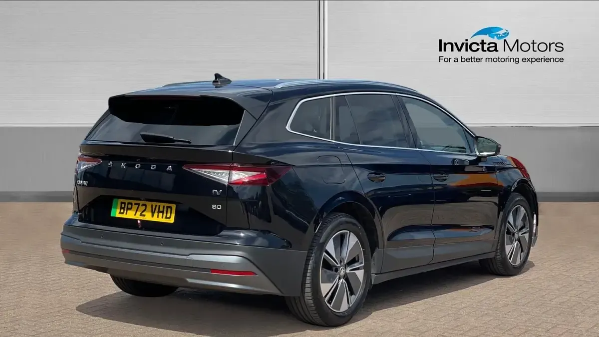Used Skoda Enyaq iV ecoSuite 150 kW (204 HP) 2023 Black SUV