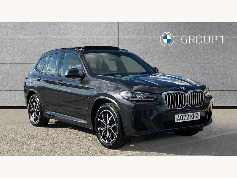Grey Used 2022 BMW X3 M Sport SUV | £33,995 (Fair price) - Image 1/4