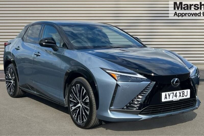 Blue and black Used 2024 Lexus RZ 450e SUV | £38,619 - Image 1/4