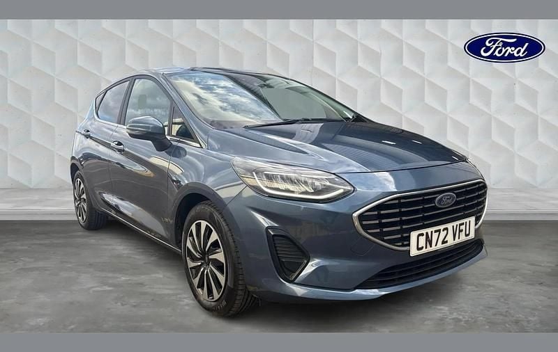 Used Ford Fiesta Titanium 125 HP (91 kW) 2023 Blue Hatchback