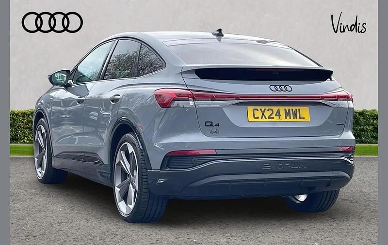 Used Audi Q4 Sportback e-tron Black Edition 219 kW (299 HP) 2024 Grey SUV