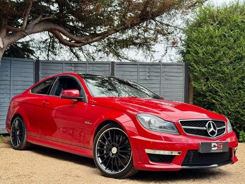 Red Used 2013 Mercedes C63 AMG Coupe | £22,490 (Fair price) - Image 1/4