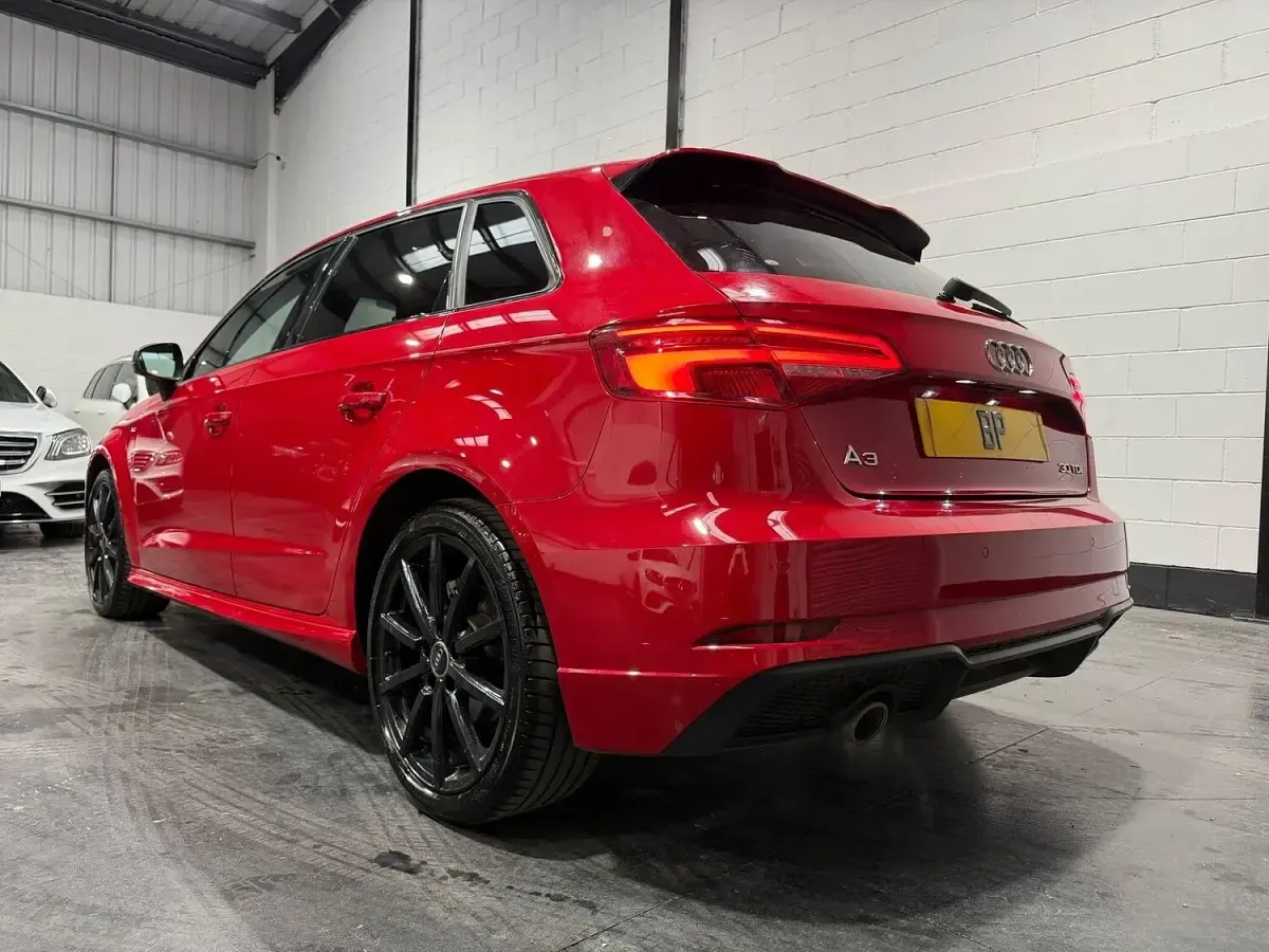 Used Audi A3 Sportback Black Edition 2019 Red Hatchback