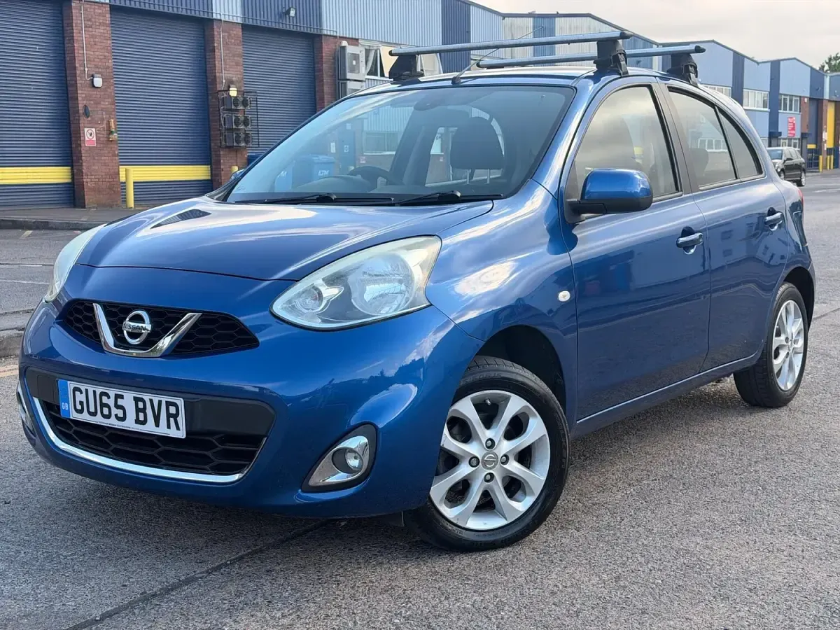 Used Nissan Micra Acenta 78 HP (57 kW) 2015 Blue Hatchback