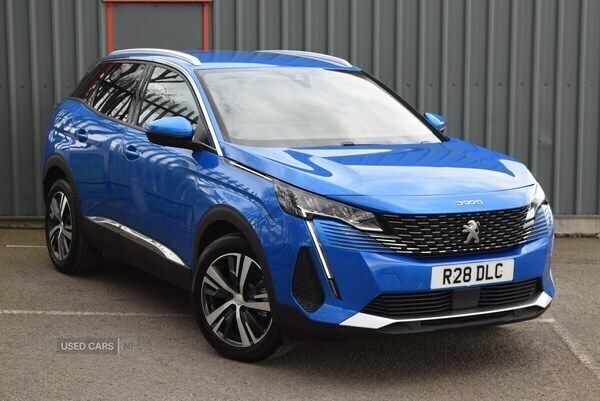 Blue Used 2021 Peugeot 3008 Allure Premium Hatchback | £15,995 (Good price) - Image 1/4