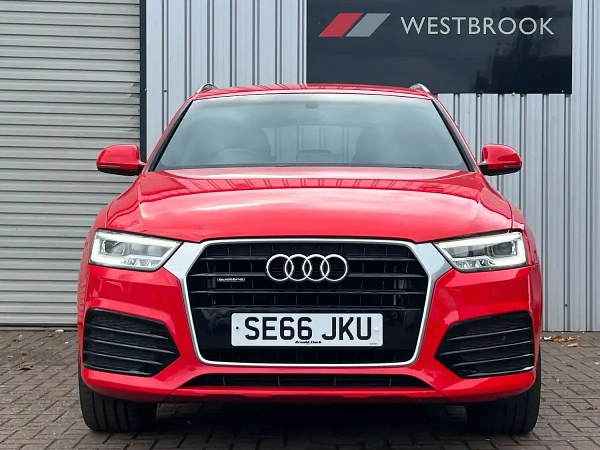 Used Audi Q3 S-line plus 150 HP (110 kW) 2017 Red SUV