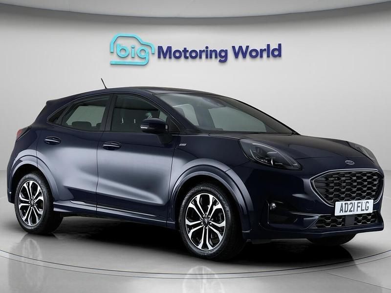 Blue Used 2021 Ford Puma Gen-E ST-Line Hatchback | £14,500 (Fair price) - Image 1/4