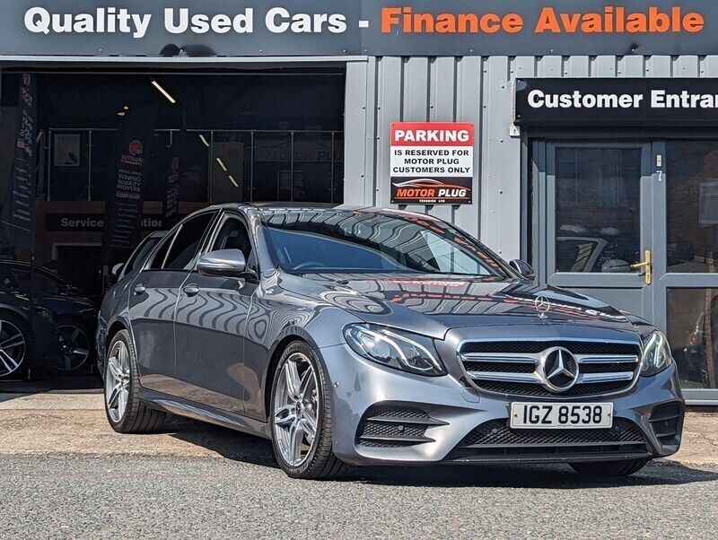 Grey Used 2018 Mercedes E220 AMG line Sedan | £8,990 (Fair price) - Image 1/4