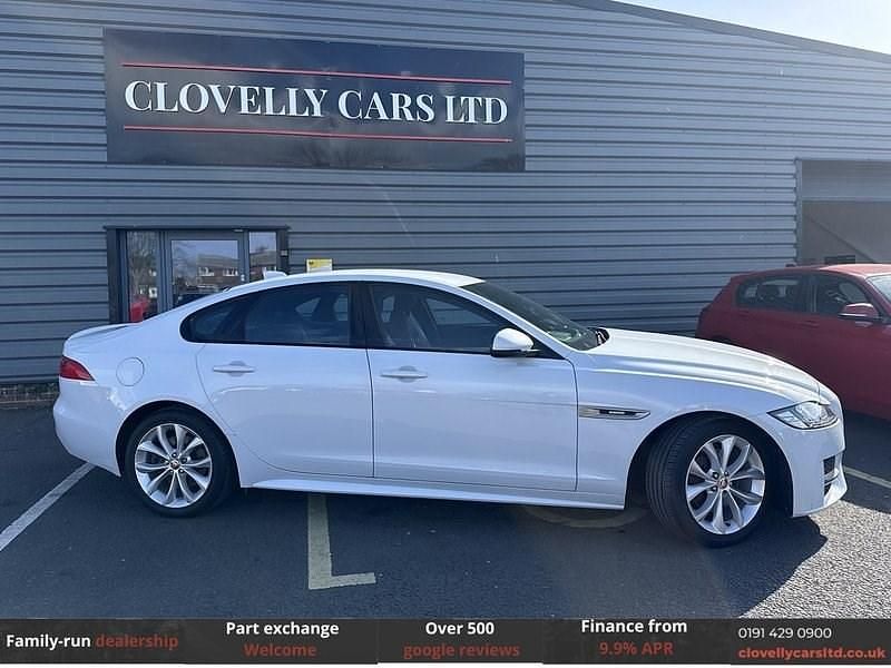 Used Jaguar XF R-Sport 180 HP (132 kW) 2017 White Sedan