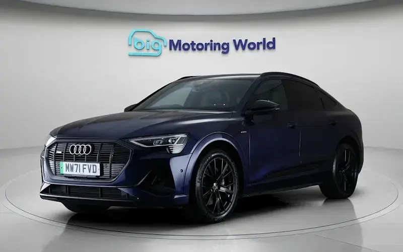 Used Audi e-tron Sportback Black Edition 230 kW (313 HP) 2021 Blue SUV