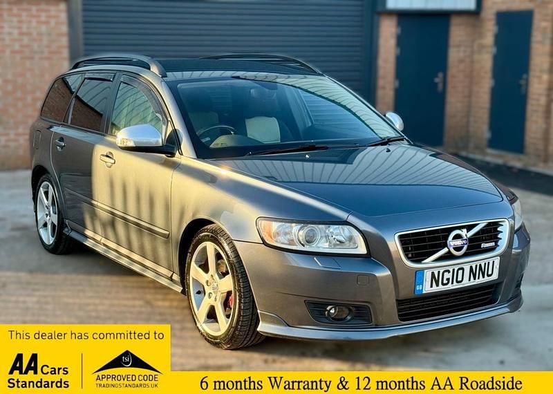 Grey Used 2010 Volvo V50 R-Design Estate | £3,295 (Fair price) - Image 1/4