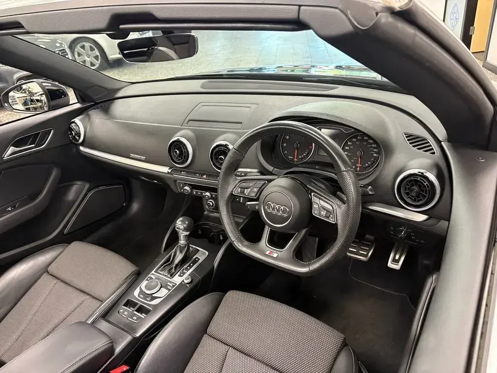Used Audi A3 Cabriolet S-Line 2018 Black Cabriolet
