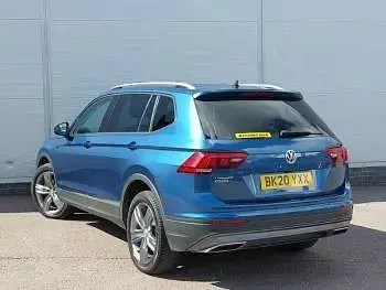 Used VW Tiguan Allspace Match 150 HP (110 kW) 2020 Blue SUV