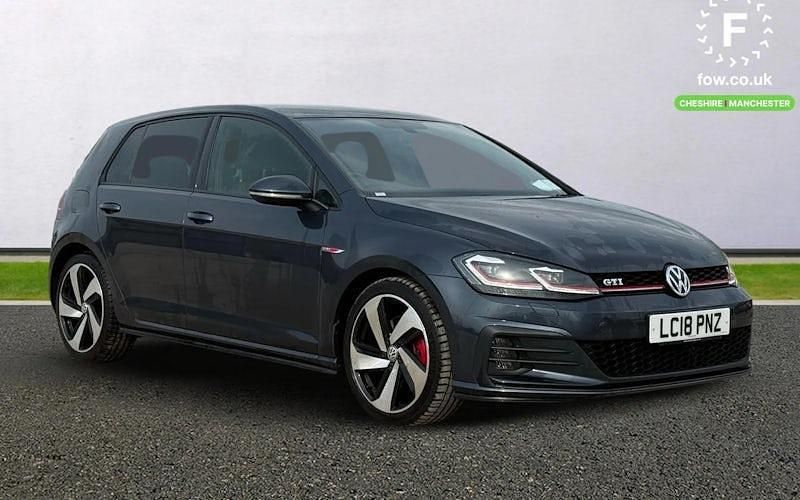 Blue Used 2018 VW Golf VII GTI Hatchback | £20,699 (Fair price) - Image 1/4