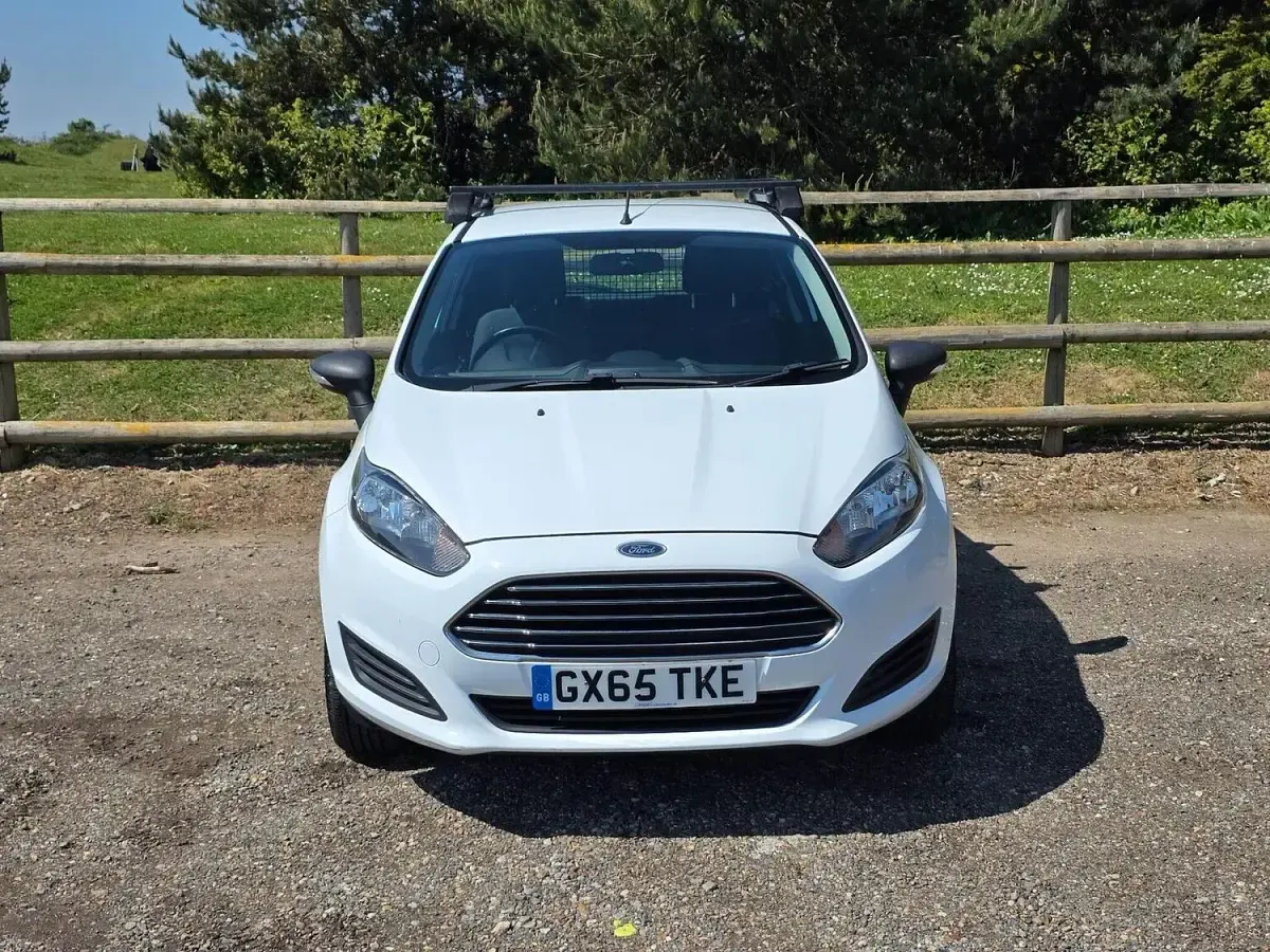 Used Ford Fiesta 75 HP (55 kW) 2015 White Hatchback