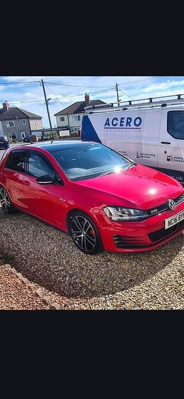Used VW Golf VII GTD 2016 Red Hatchback