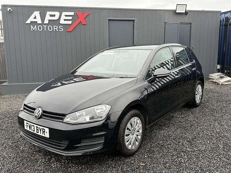Black Used 2013 VW Golf VII S Hatchback | £5,150 (Good price) - Image 1/4