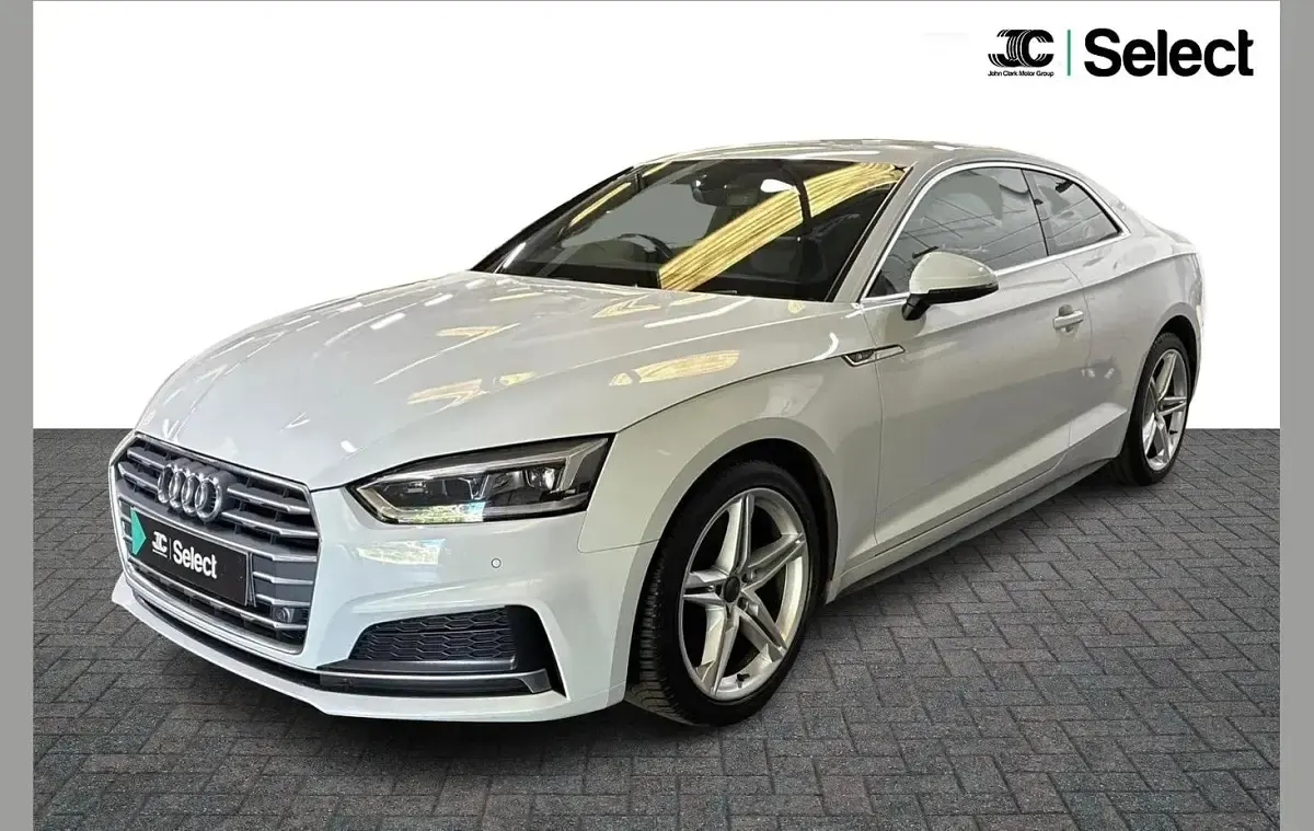 Used Audi A5 S-Line 147 HP (108 kW) 2018 White Coupe