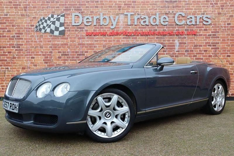 Used Bentley Continental GT Convertible 560 HP (411 kW) 2007 Grey Cabriolet