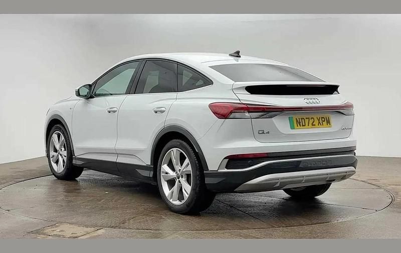Used Audi Q4 Sportback e-tron S-Line 150 kW (204 HP) 2023 White SUV