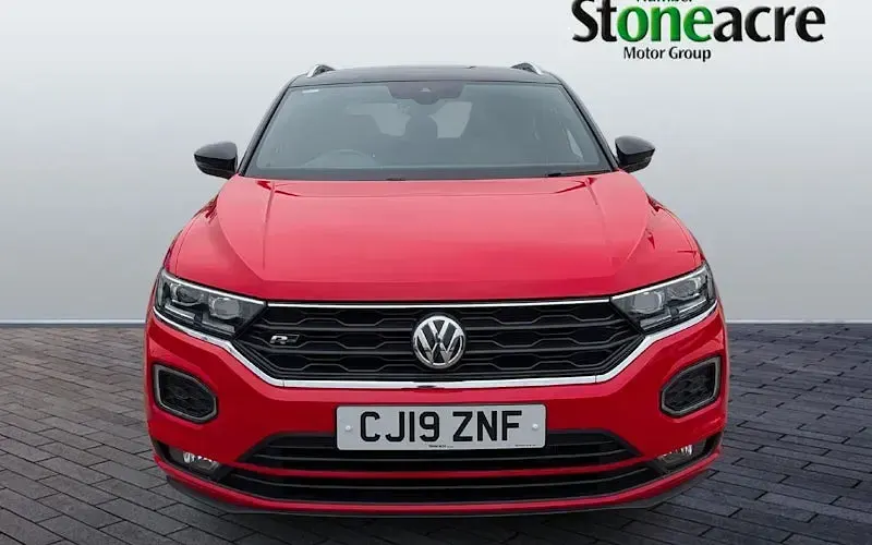 Used VW T-Roc R-line 116 HP (85 kW) 2019 Red SUV