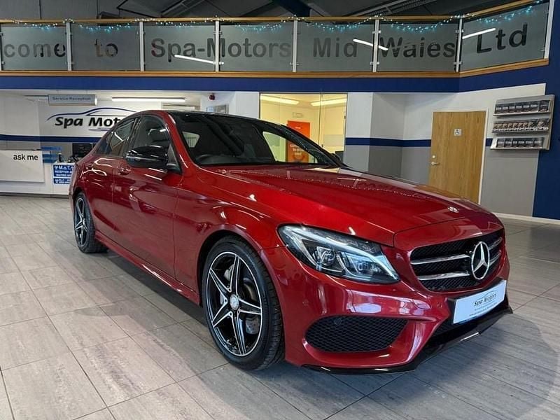 Used Mercedes C300 AMG Line Premium Plus 2016 Red Sedan