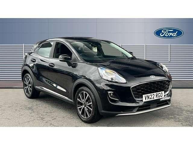 Black Used 2022 Ford Puma Titanium SUV | £15,313 (Good price) - Image 1/4