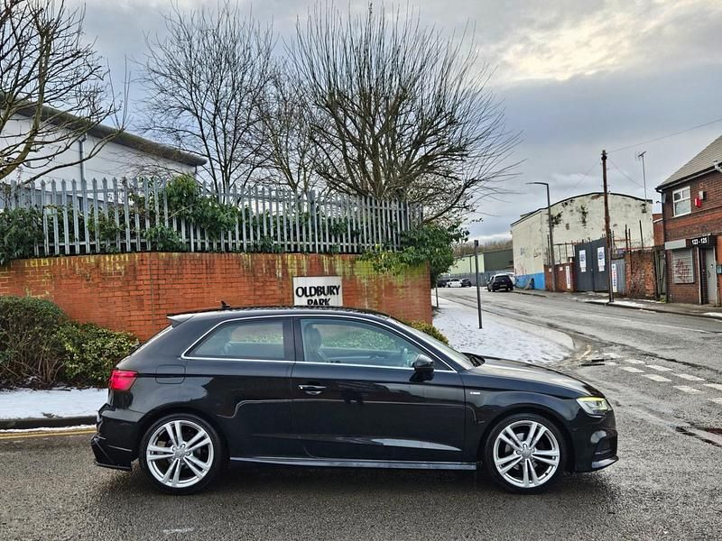 Used Audi A3 S-Line 2016 Black Hatchback