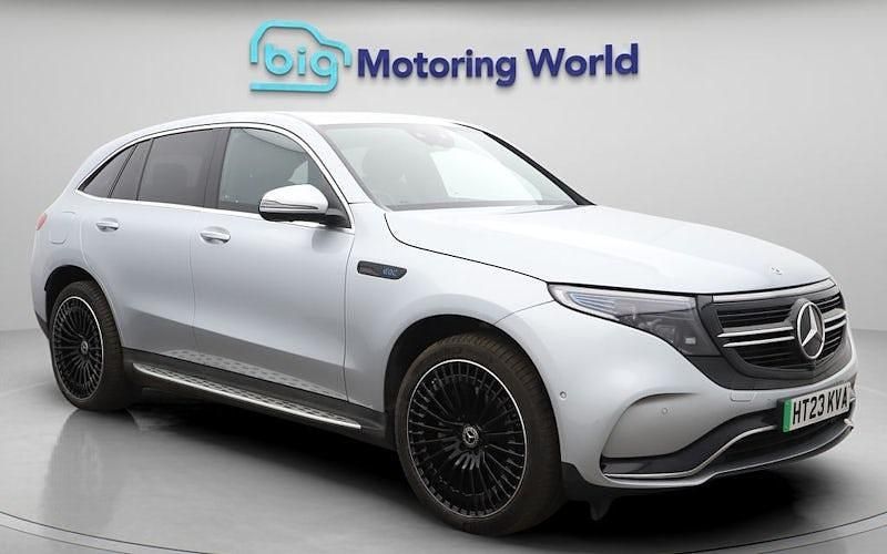 Used Mercedes EQC400 AMG line 300 kW (408 HP) 2023 Silver SUV