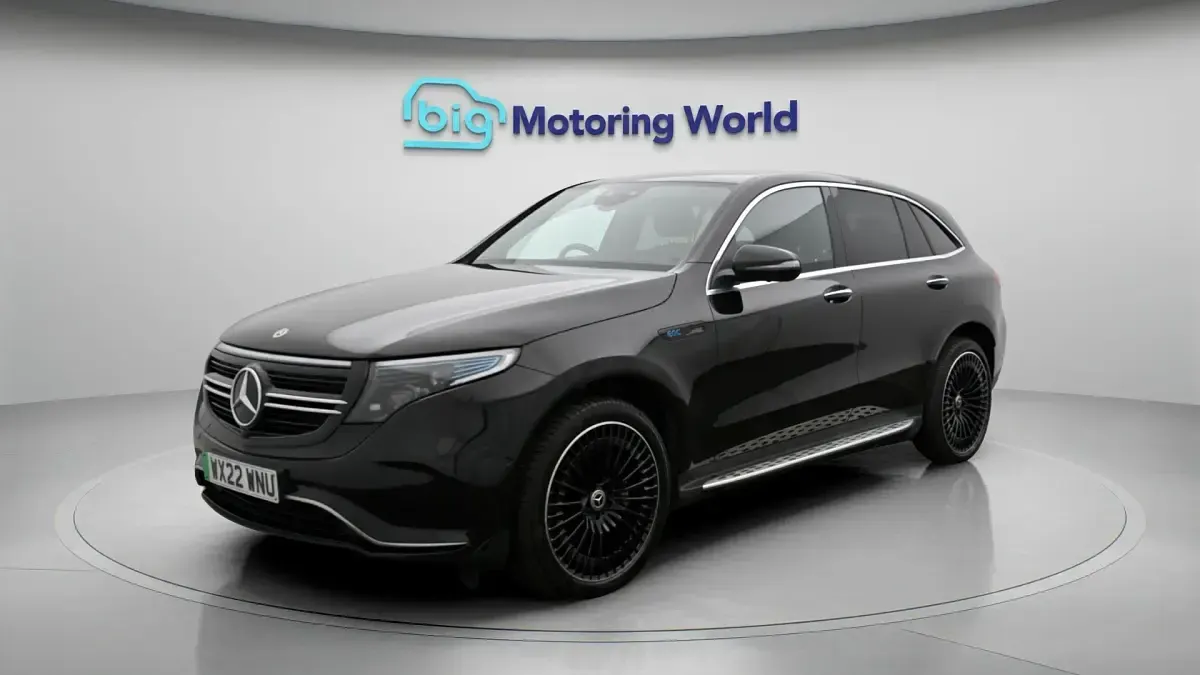 Used Mercedes EQC400 AMG line 300 kW (408 HP) 2022 Black SUV