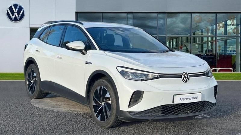 Glacier white metallic Used 2023 VW ID.4 Pro SUV | £22,661 (Good price) - Image 1/4