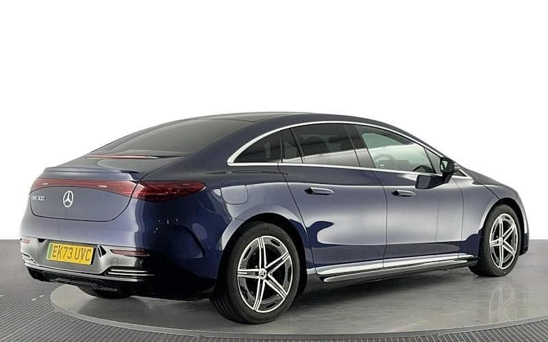 Used Mercedes EQE300 AMG line 180 kW (245 HP) 2023 Blue Sedan